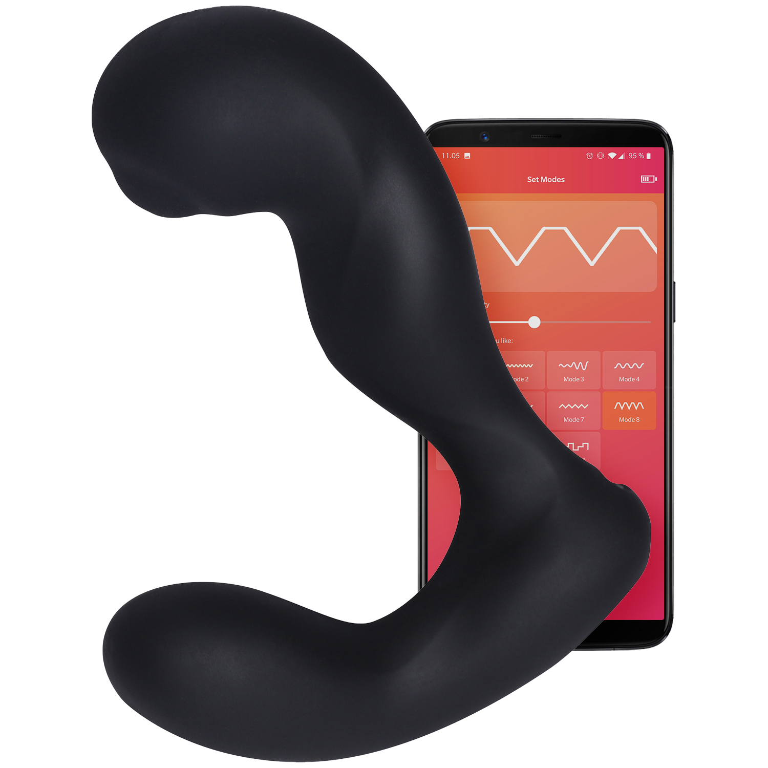 Svakom Iker App-Controlled Prostata og perineum vibrator    - Svart