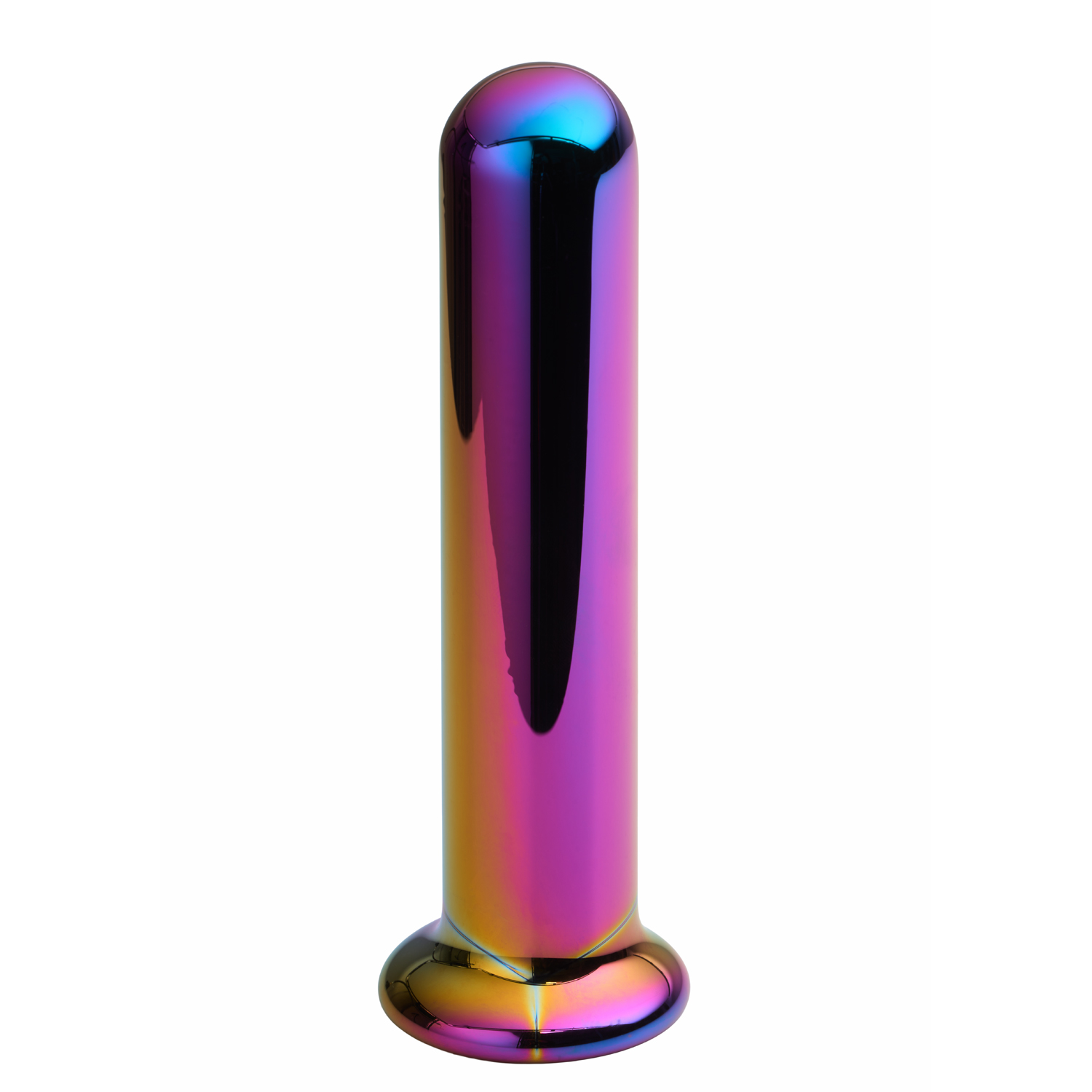 Sinful Rainbow Pillar Glassdildo 15,5 cm     - Forskjellige farger