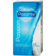 Pasante Passion Ribbed Kondomer 12 stk.