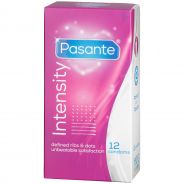 Pasante Intensity Ribs & Dots Kondomer 12 stk.