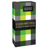 Sir Richards Klassisk Ribbed Kondomer 12 stk