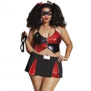 Dreamgirl Harley Quinn Kostyme Plus Size