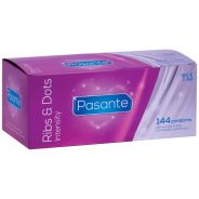 Pasante Intensity Ribs & Dots Kondomer 144 stk.