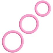Sinful Playful Pink Penisring-sett 3 stk