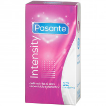 Pasante Intensity Ribs & Dots Kondomer 12 stk.  1