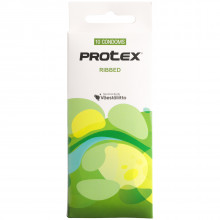 Protex Ribbed Rillede Kondomer 10 stk. Produktbilde 1