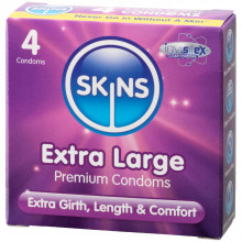 Skins Extra Large Kondomer 4 stk.  1