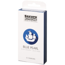 Secura Blue Pearl Kondomer 12 stk