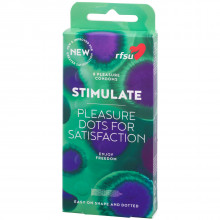 RFSU Stimulerende Kondomer 8 stk Emballasjebilde 1