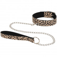 Baseks Leopard Halsbånd med Kjede Produktbilde 1
