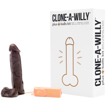 Clone-A-Willy Plus Balls Brown Clone Your Penis Kit Produktbilde 1