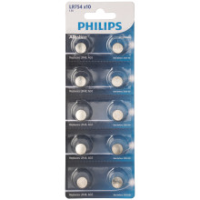 Philips Alkaline LR754 Batterier 10 stk. Produktbilde 1