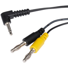 E-stim Low Profile Connection kabel 4 mm