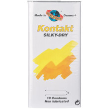 Worlds-best Kontakt Silky-Dry kondomer uten glidemiddel 10 stk Produktbilde 1