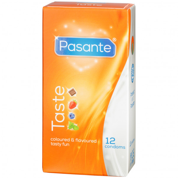 Pasante Taste Mixed Flavoured Kondomer 12 stk.  1