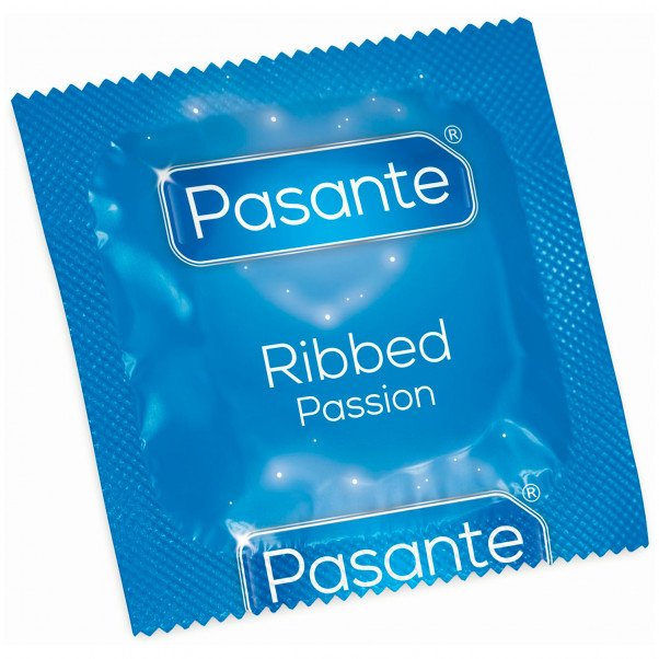 Pasante Passion Ribbed Kondomer 12 stk.  2