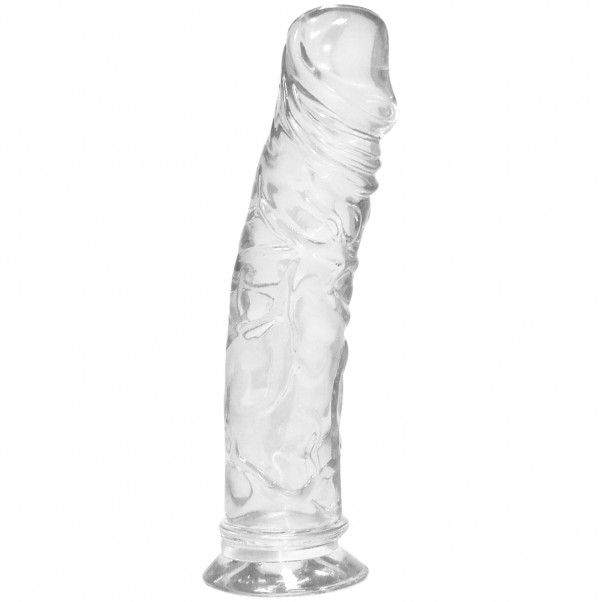 Crystal Clear Jelly Dildo med Sugekopp  1