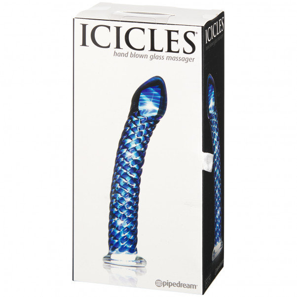 Icicles No 29 Blå Glassdildo  bilde av emballasje 90