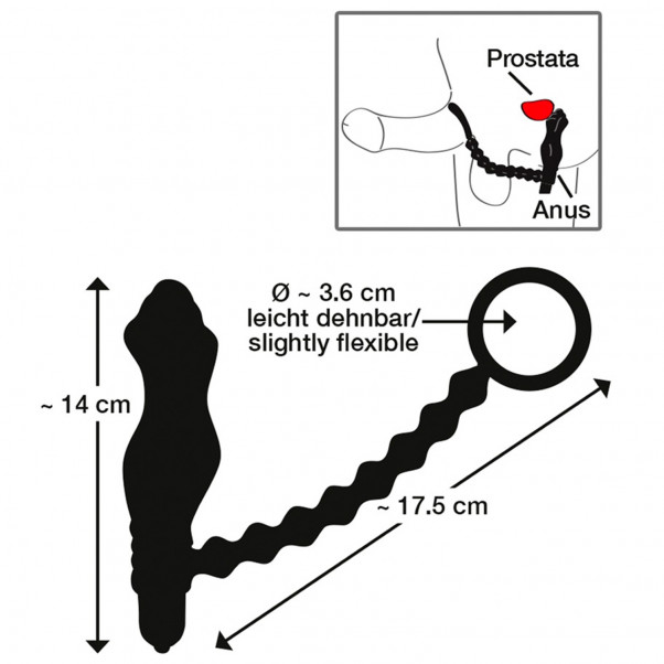 Double Devotion Penisring med Prostatavibrator  4