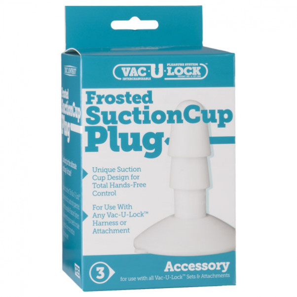 Vac-U-Lock Frosted Suction Cup Plug