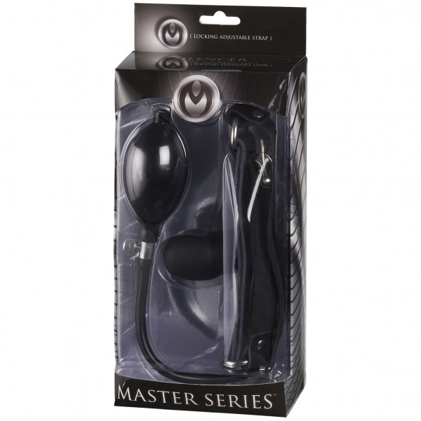 Master Series Silencer Oppblåsbar Silikon Penis Gag bilde av emballasje 90