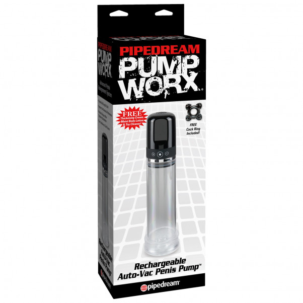 Pump Worx Opladelig Auto-Vac Penis Pumpe