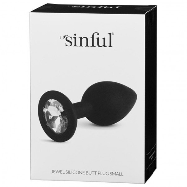 Sinful Jewel Silikon Butt Plug Small  5