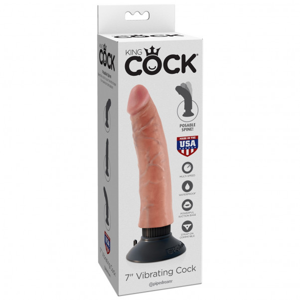 King Cock Vibrerende Dildo 18 cm
