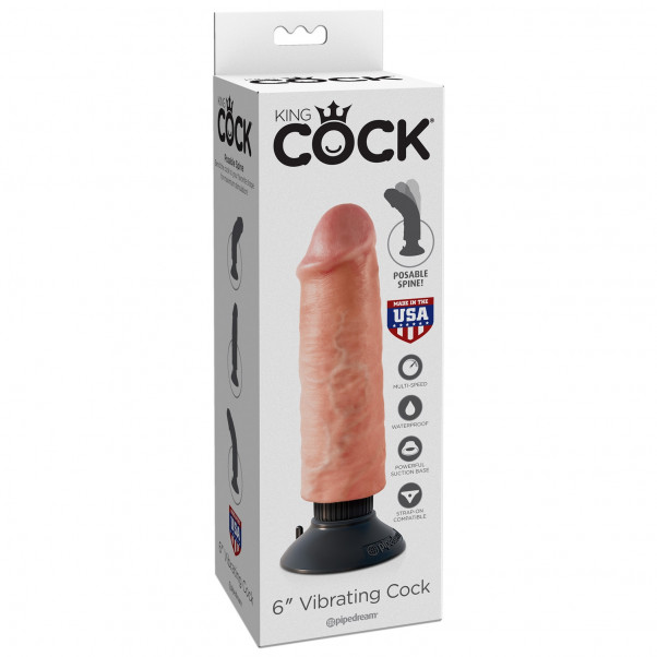 King Cock Vibrerende Dildo 15 cm