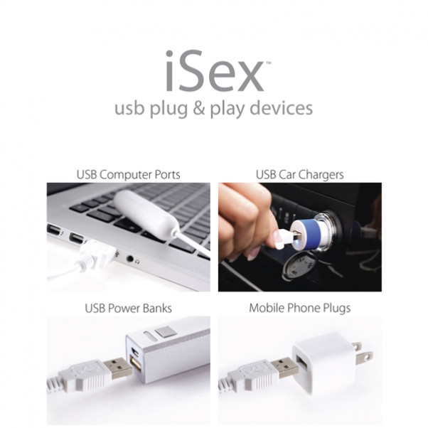 iSex USB Anal-T Vibrerende Buttplugg