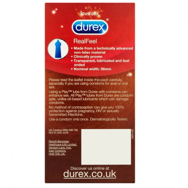 Durex RealFeel Kondomer 12 stk 