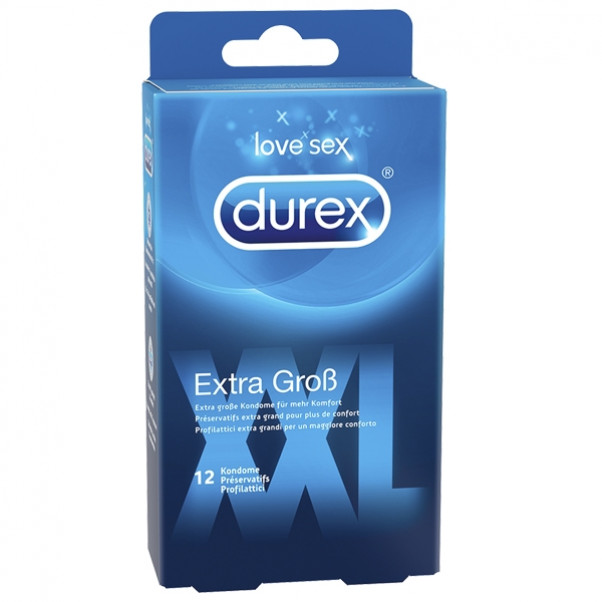 Durex XXL Ekstra Store Kondomer 12 stk