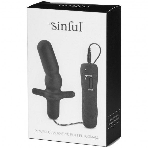 Sinful Fjernstyrt Vibrerende Buttplugg Small