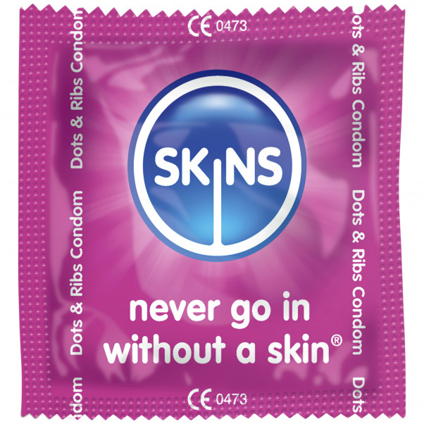 Skins Dots & Ribs Kondomer 12 stk.  2