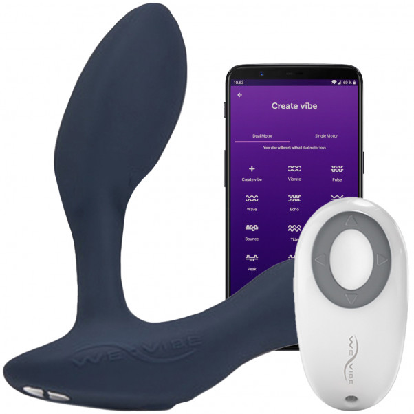 We-Vibe Vector Prostata Massager med fjernkontroll og app produkt og app 1