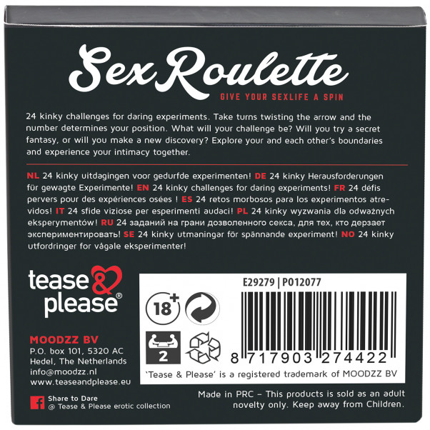 Tease & Please Kinky Sex Roulette Spill til Par  4