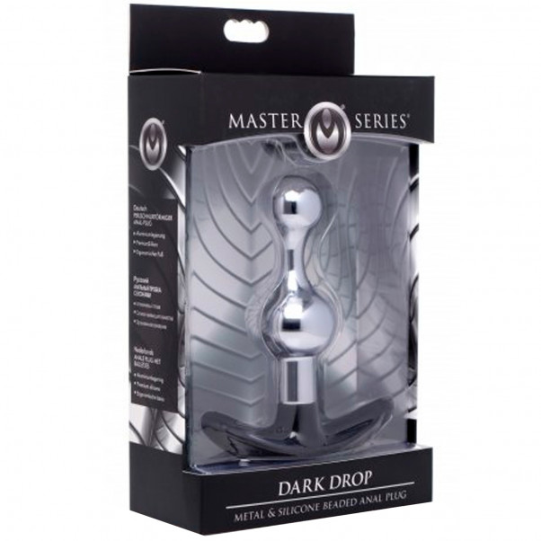 Master Series Dark Drop Metall Butt Plug  4