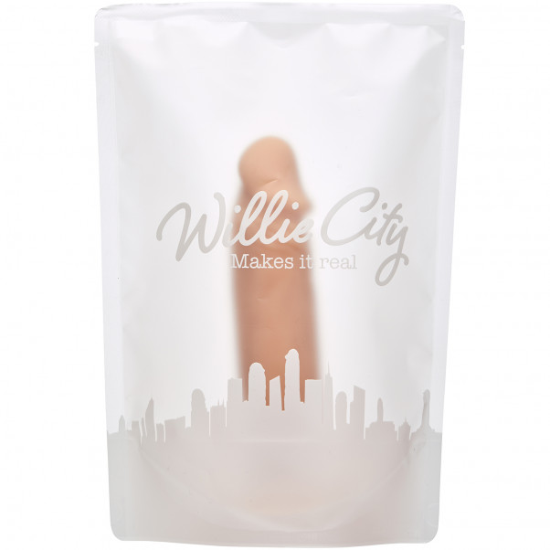 Willie City Realistisk Dildo med Sugekopp 19 cm  5