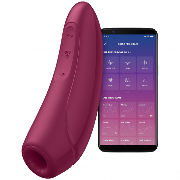 Satisfyer Curvy 1+ App-Styrt Klitorisstimulator produkt og app 1