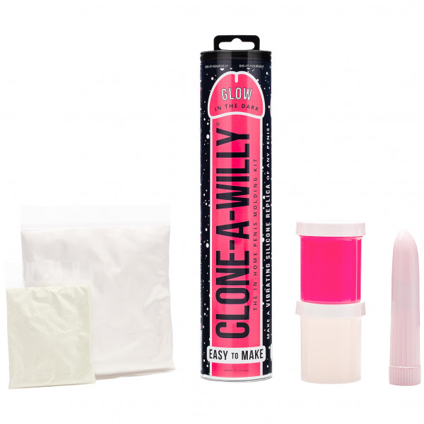 Clone-A-Willy Klon Din Penis Glow in the Dark Pink produktbilde 2