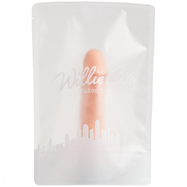 Willie City Realistisk Dildo med Sugekopp 18 cm bilde av emballasje 90