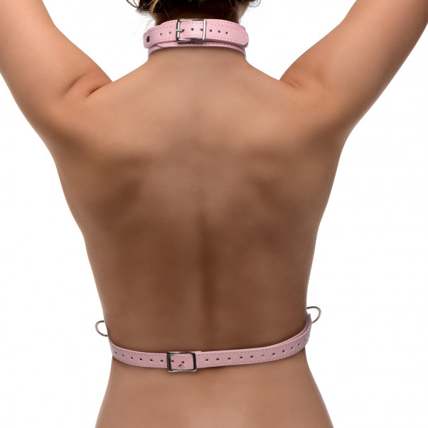 Frisky Miss Behaved Pink Chest Harness Produktbilde 2