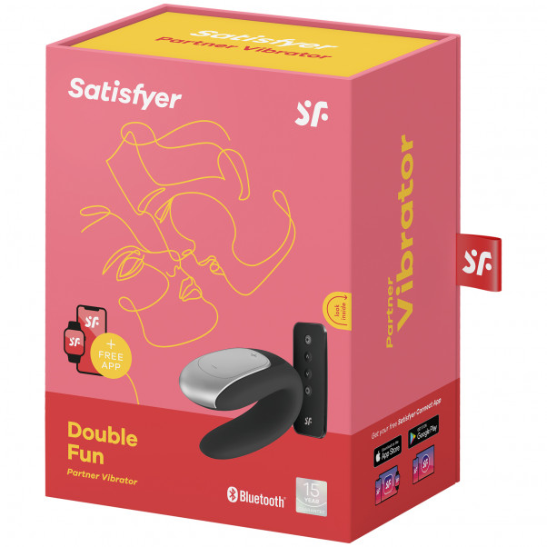 Satisfyer Double Fun App-styrt Parvibrator Emballasjebilde 90