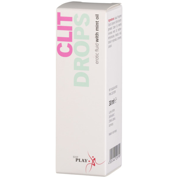 Just Play Clit Drops Klitorisstimulerende Olje 30 ml Emballasjebilde 90