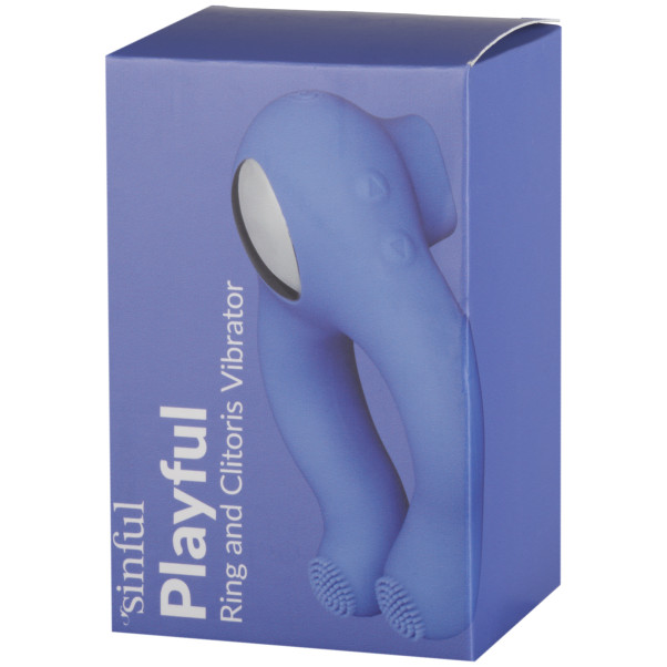 Sinful Playful Very Peri Penisring og Klitorisvibrator Emballasjebilde 90
