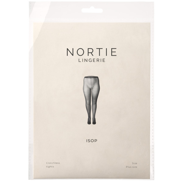 NORTIE Isop Strømper med Fransk Åpning Plus Size Emballasjebilde 90