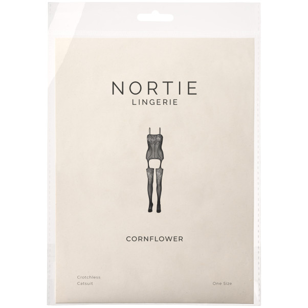 NORTIE Cornflower Crotchless Catsuit Emballasjebilde 90