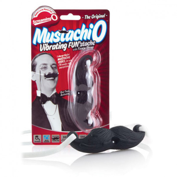 Screaming O Mustachio Vibrerende Overskæg 