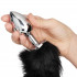 Furry Fantasy Black Panther Tail Analplugg produkt i hånd 50