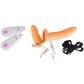You2toys Realistisk Fjernstyrt Strap-on Duo  2
